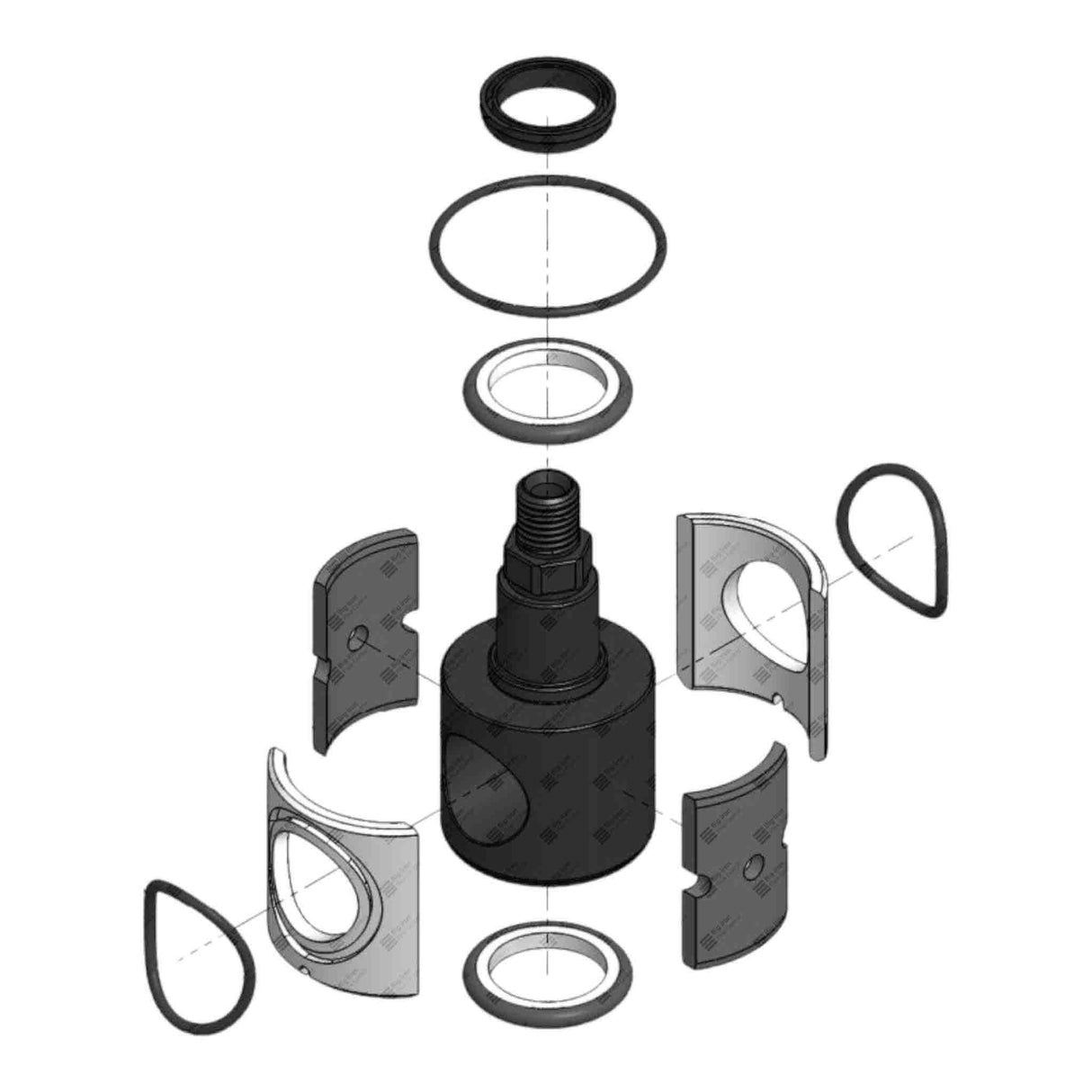 Plug Valve Repair Kit, Major, RDI TE, 2” Fig. 602, Sour/STD Service